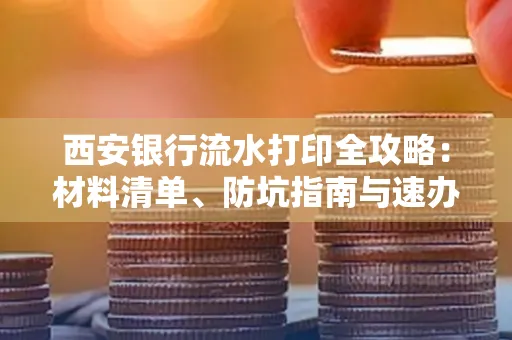 西安银行流水打印全攻略:材料清单、防坑指南与速办技巧