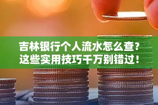 吉林银行个人流水怎么查?这些实用技巧千万别错过! 吉林银行个人流水怎么查?这些实用技巧千万别错过!