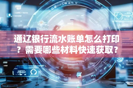 通辽银行流水账单怎么打印?需要哪些材料快速获取?