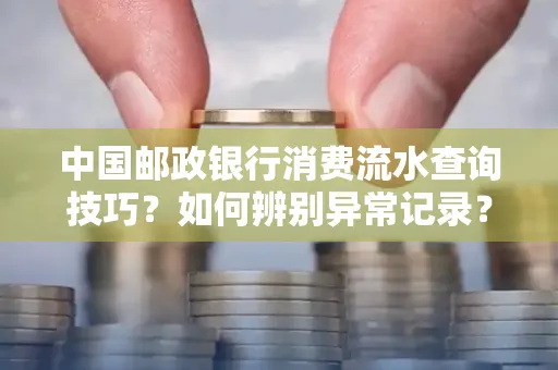 中国邮政银行消费流水查询技巧?如何辨别异常记录?