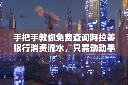 手把手教你免费查询阿拉善银行消费流水，只需动动手指就能完成