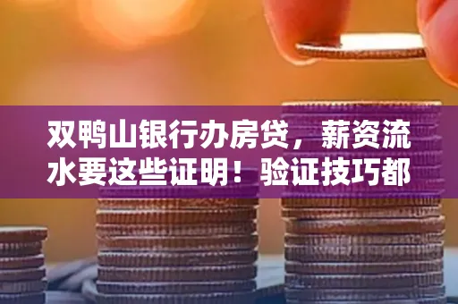 双鸭山银行办房贷,薪资流水要这些证明!验证技巧都在这里!