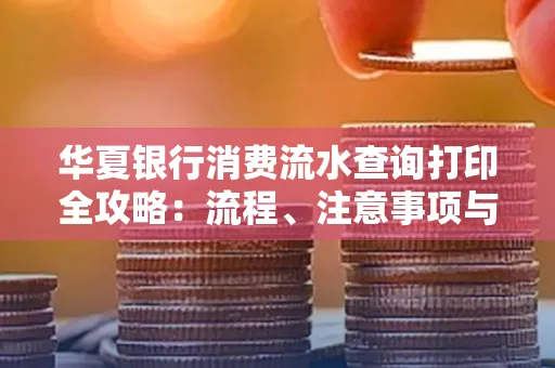 华夏银行消费流水查询打印全攻略:流程、注意事项与避坑指南