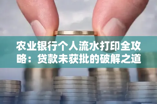 农业银行个人流水打印全攻略:贷款未获批的破解之道