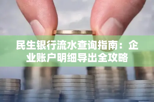 民生银行流水查询指南：企业账户明细导出全攻略