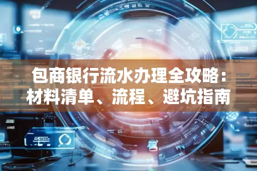 包商银行流水办理全攻略:材料清单、流程、避坑指南