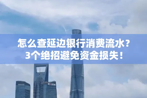 怎么查延边银行消费流水?3个绝招避免资金损失!